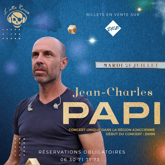 JEANCHARLES PAPI CONCERT SUR LA PLAGE Tickets From Free 28 Jul 2020 Alta Rocca, Roma DICE JEANCHARLES PAPI CONCERT SUR LA PLAGE Tickets From Free 28 Jul 2020 Alta Rocca, Roma DICE