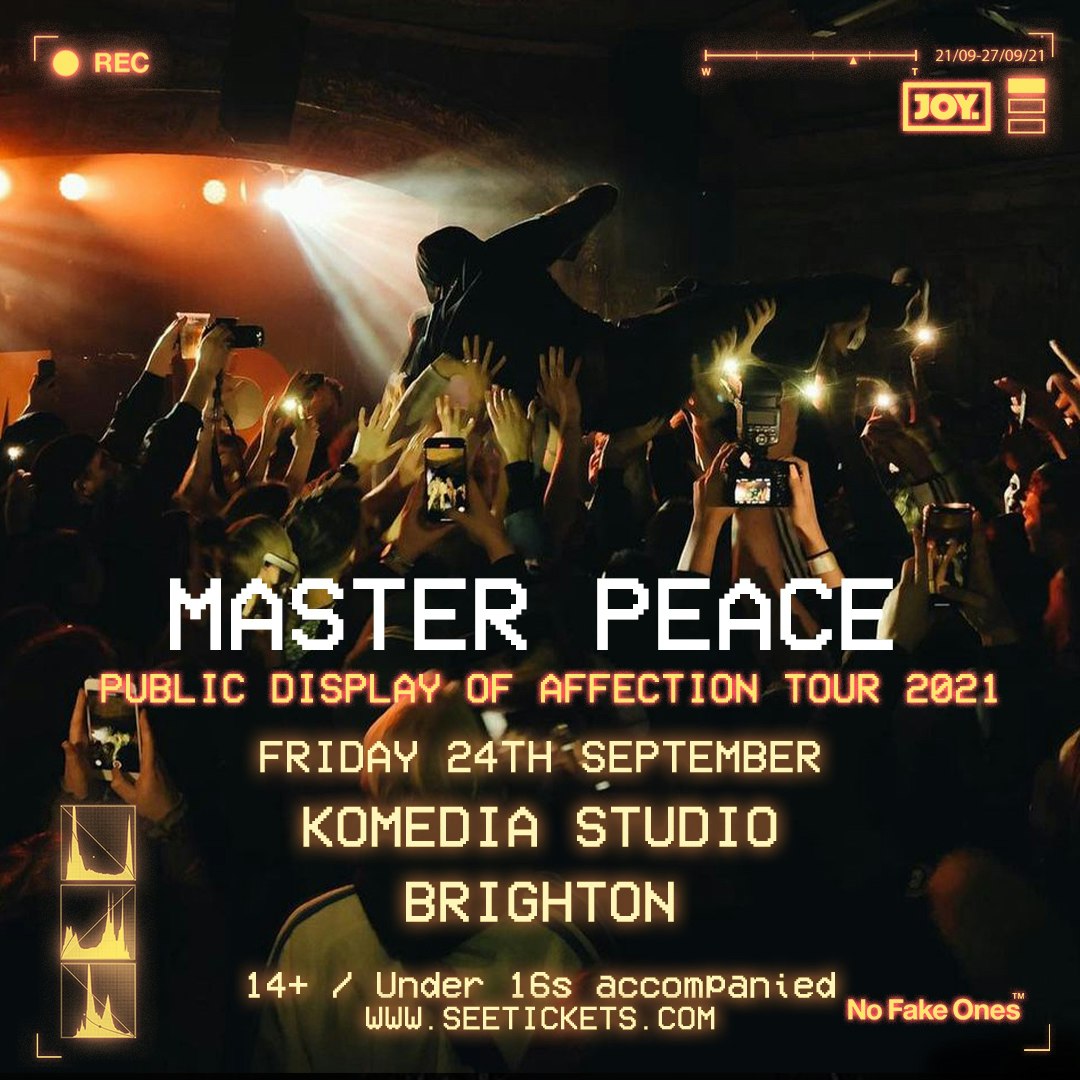 Master Peace Tickets From 11 7 Mar Komedia Studio Brighton Dice