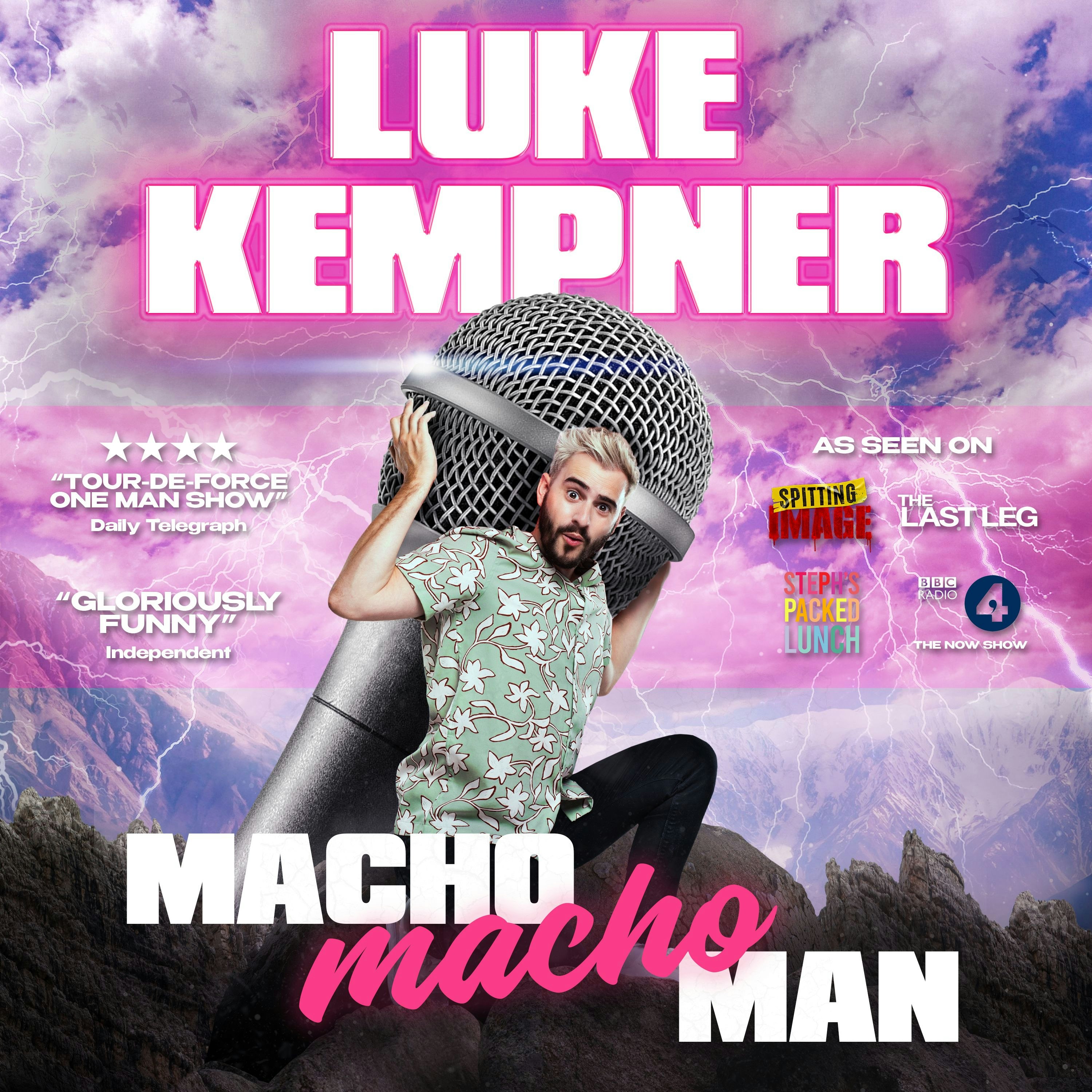 Luke Kempner: Macho Macho Man - TOUR WARM UP at The Bill Murray - Angel Comedy