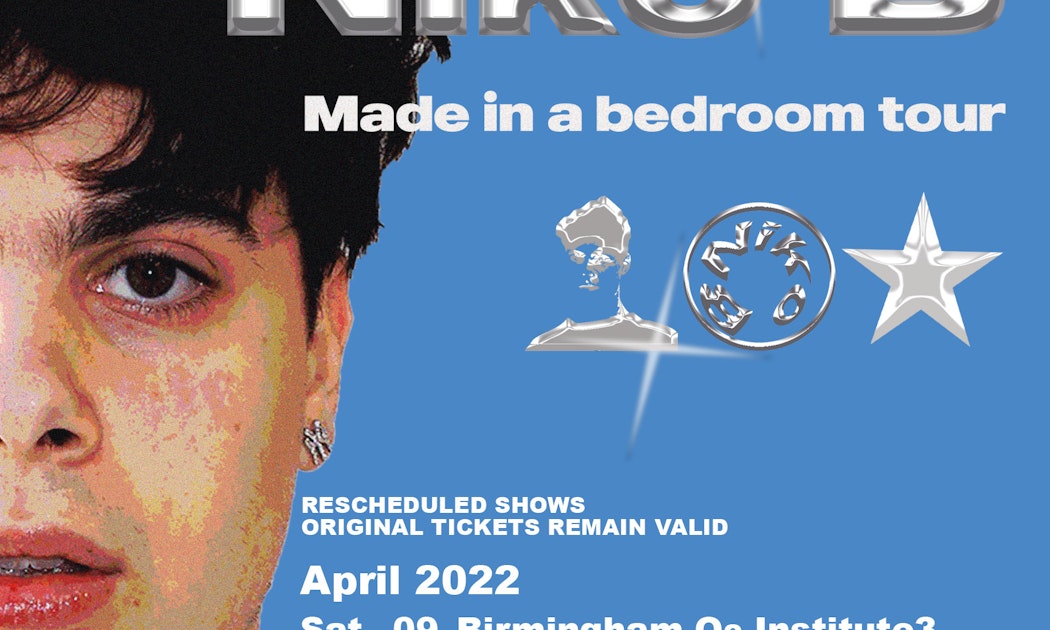 niko b tickets 16 50 9 apr o2 institute 3 niko b tickets 16 50 9 apr o2 institute 3