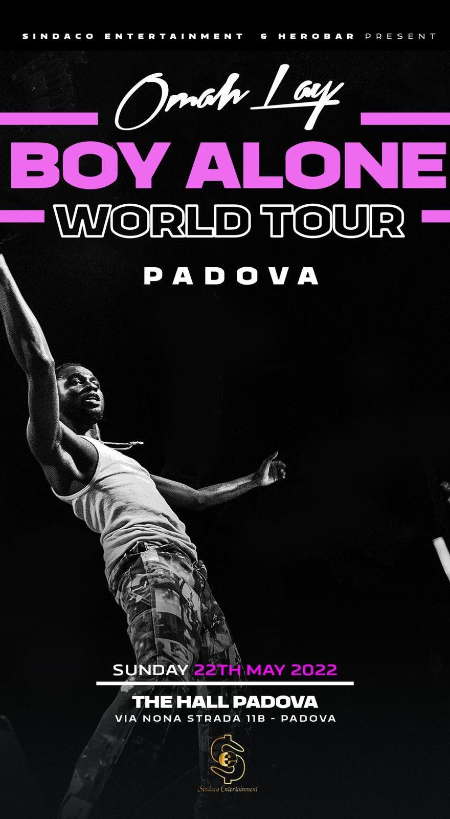 Omah Lay - Boy Alone World Tour, Padova Tickets | From Free | 22 May 2022 @ Hall Padova, Padova | DICE