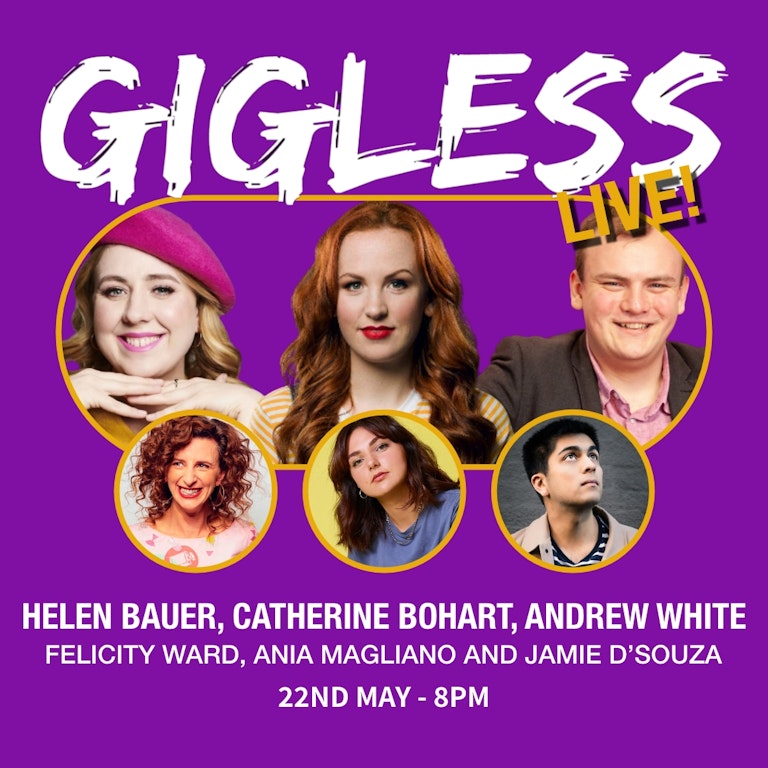 Gigless LIVE! LIVESTREAM at Stream Via The Bill Murray, London - Angel Comedy Club