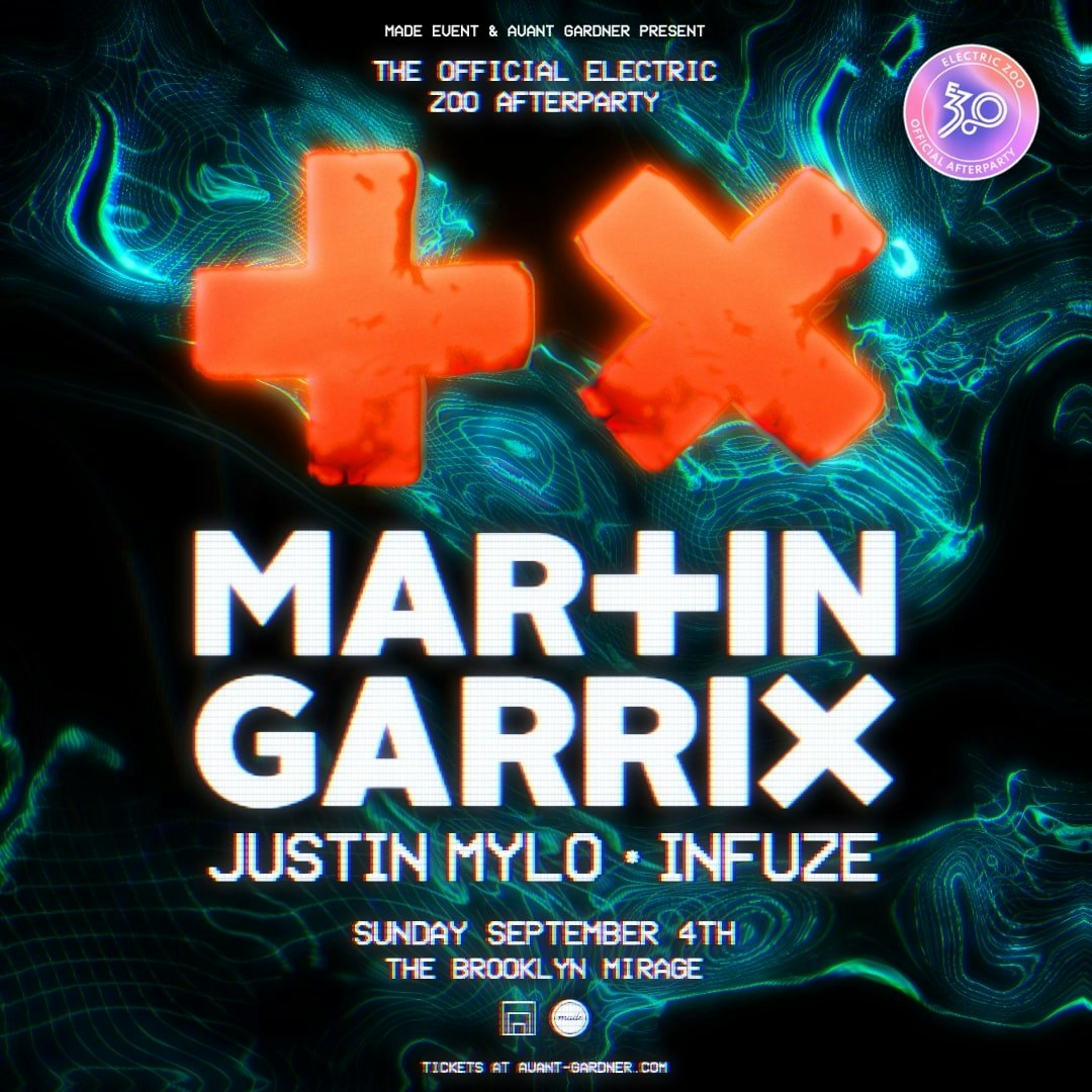 MARTIN GARRIX EZOO AFTERPARTY Biglietti 4 set The Brooklyn Mirage