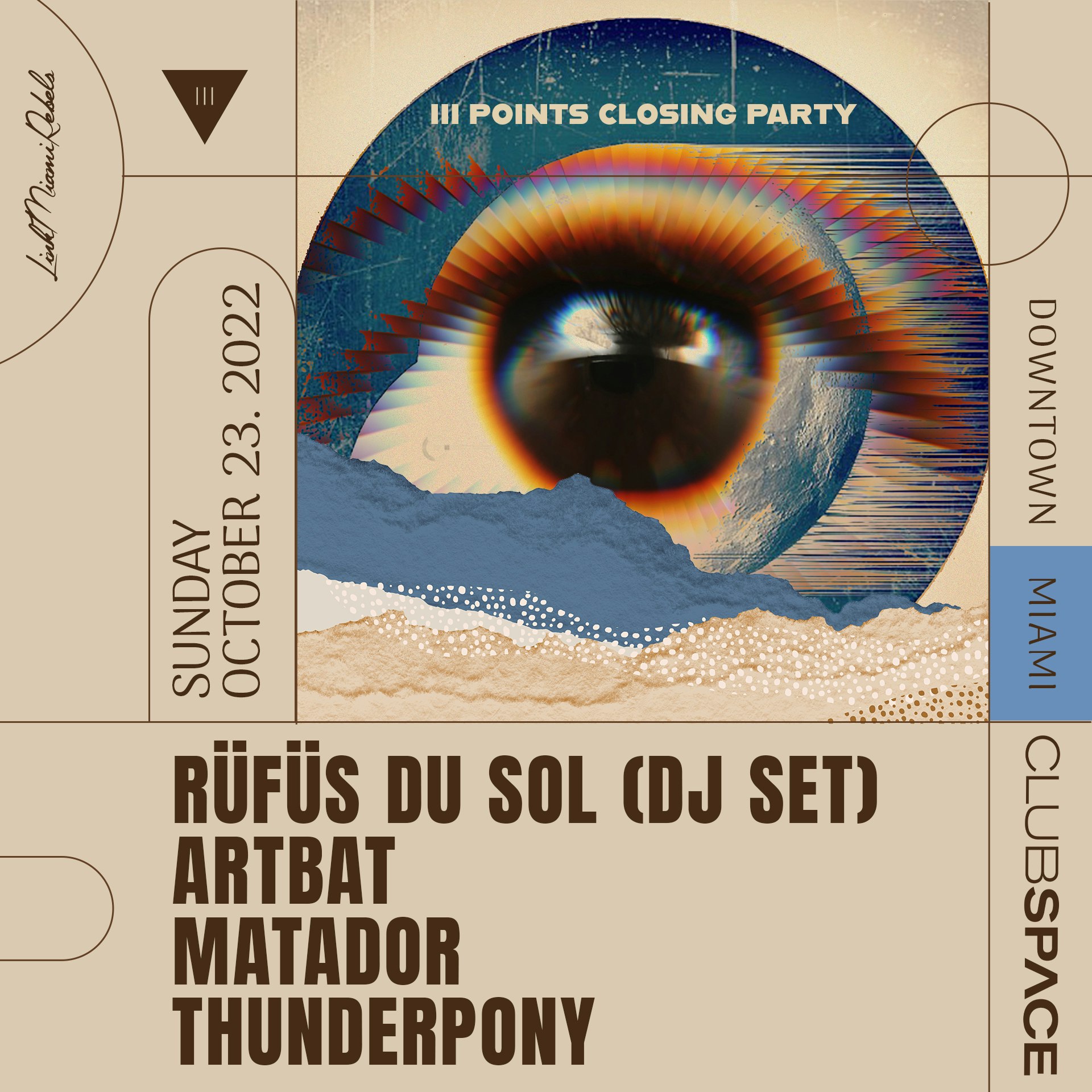 III Points Closing Party w/ RÜFÜS DU SOL (DJ Set) & ARTBAT at Club