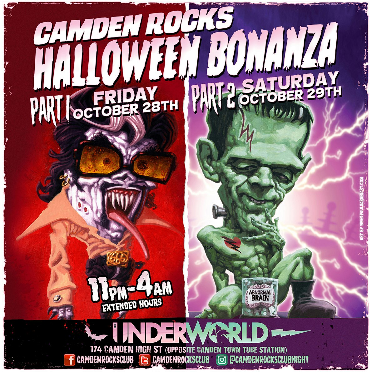 CAMDEN ROCKS HALLOWEEN BONANZA DICE