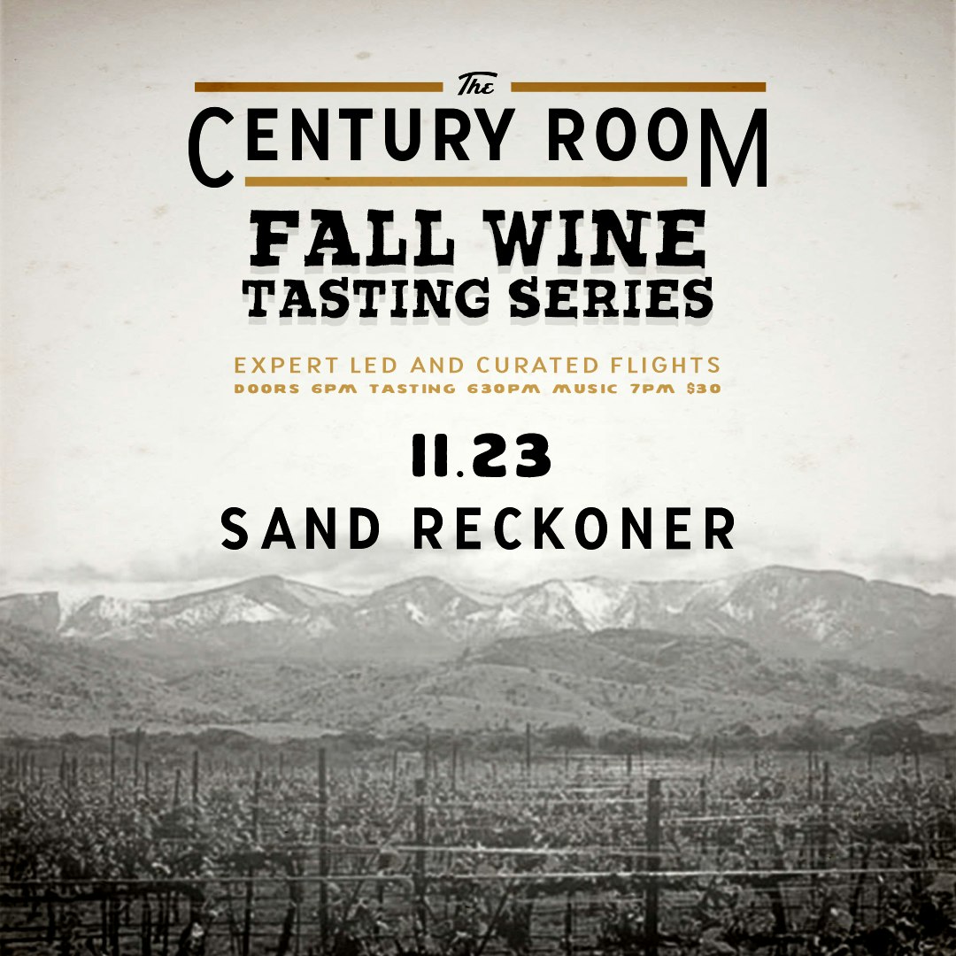 Fall Wine Tasting Series: Sand Reckoner