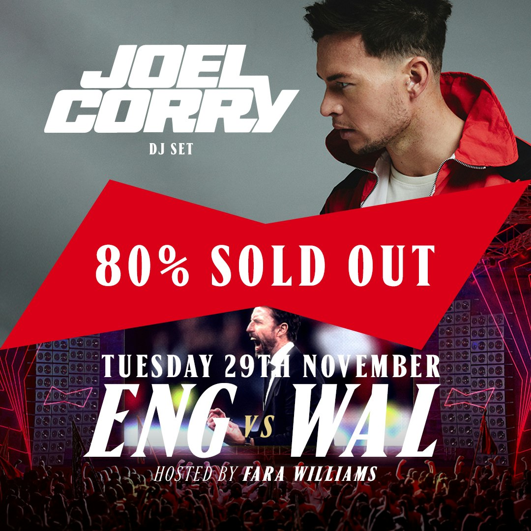 England V Wales ft. Joel Corry & Fara Williams - World Cup Fan Festival 2022 at HERE at Outernet