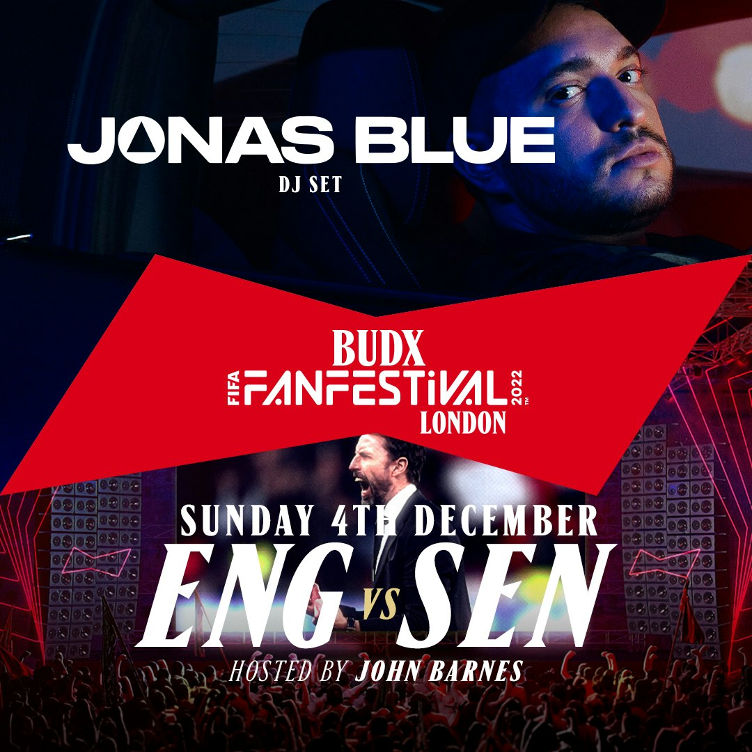 England V Senegal ft Jonas Blue & John Barnes  - World Cup Fan Festival 2022 at HERE at Outernet