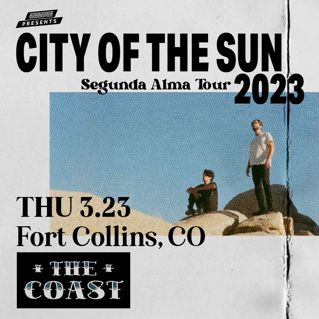 City of the Sun Tickets | $21.42 | 23 Mar @ The Coast, Fort Collins | DICE