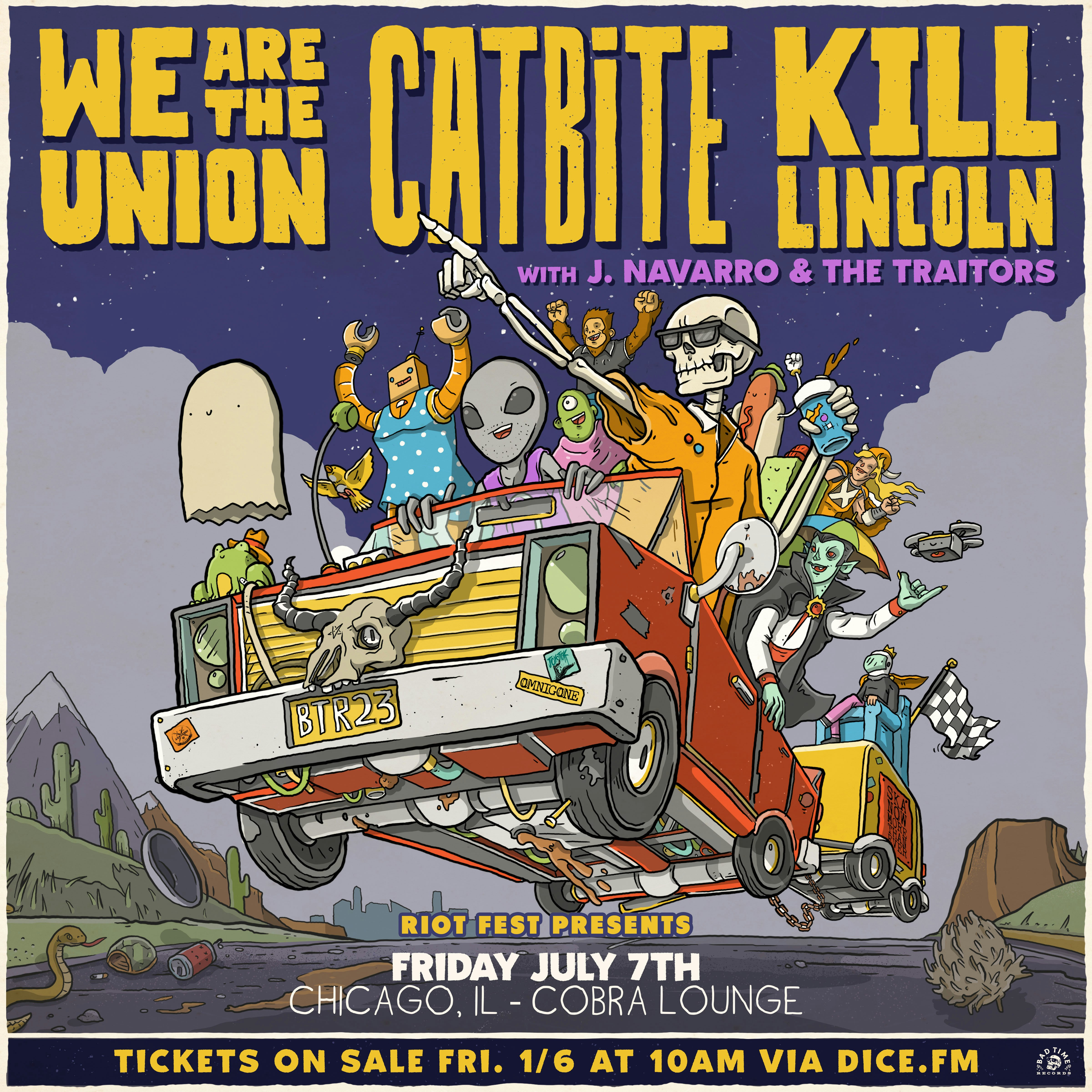 We Are The Union, Catbite, Kill Lincoln