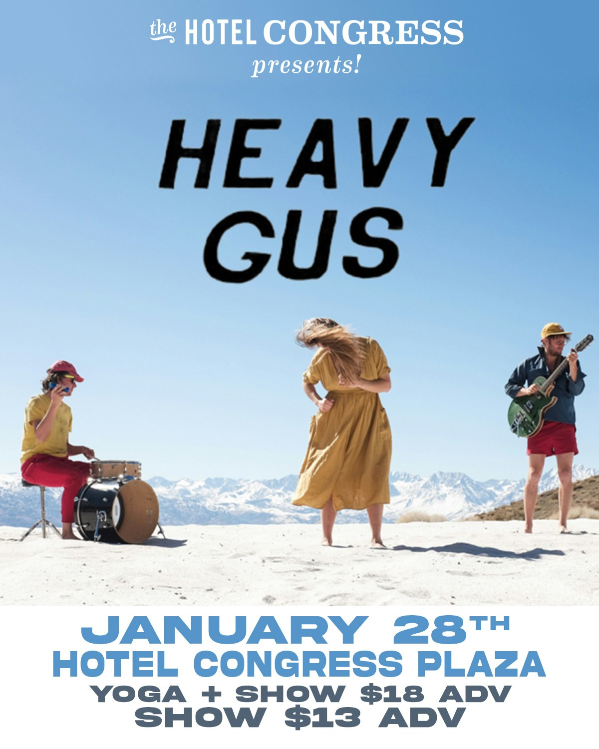 Heavy Gus + Yoga on the Plaza