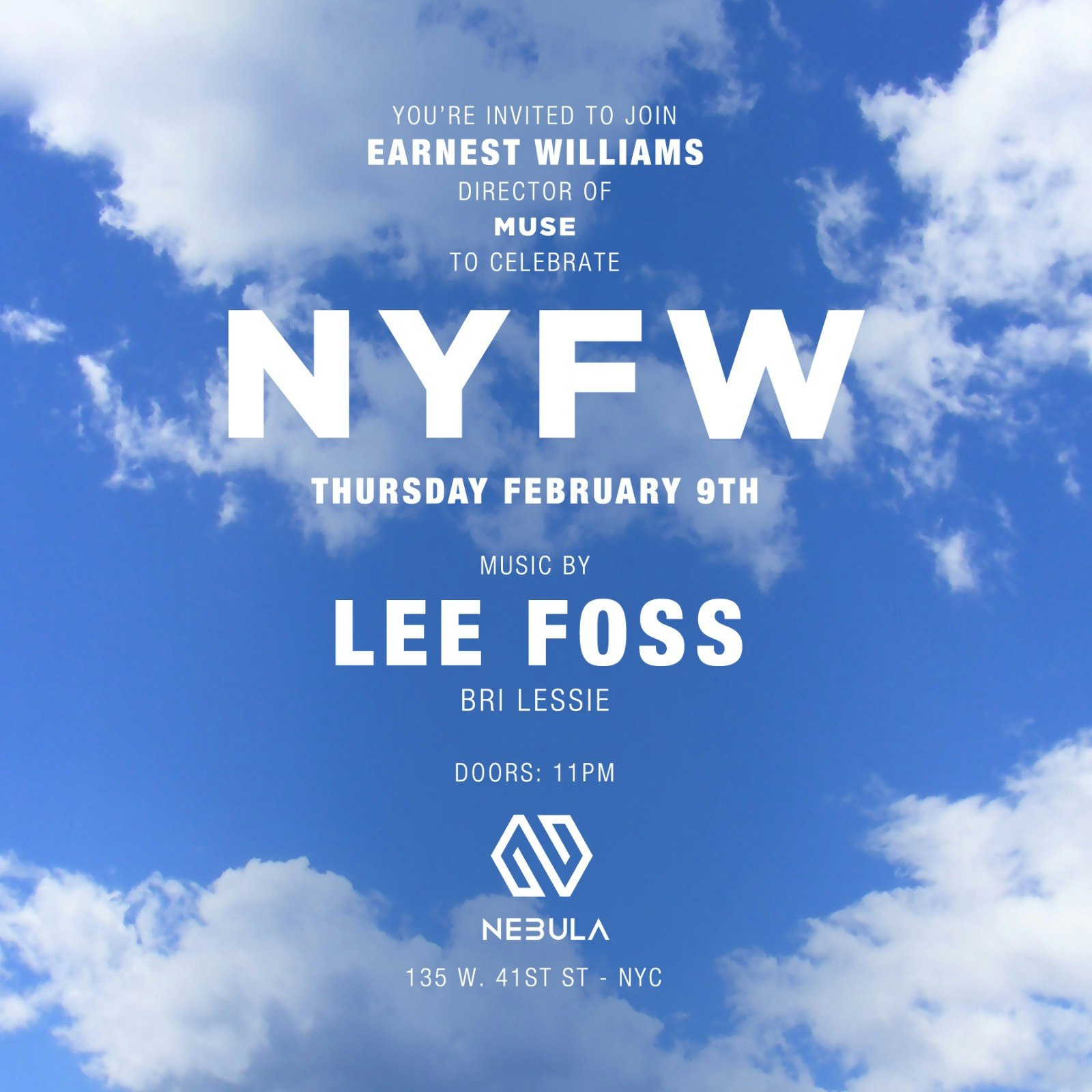 Lee Foss at Nebula on Feb 09, 2023 tickets Eventsfy