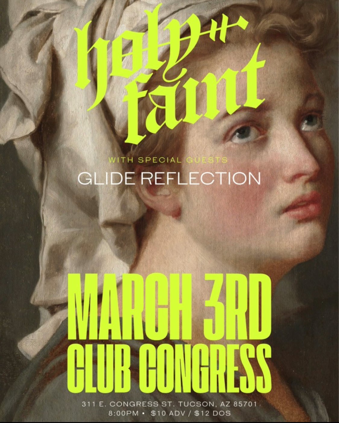 Holy Faint EP Release Party with Glide Reflection