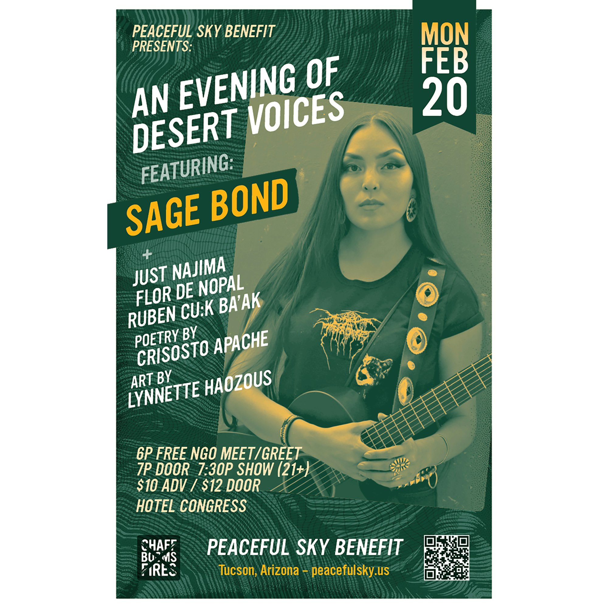 Peaceful Sky Benefit presents  An Evening of Desert Voices