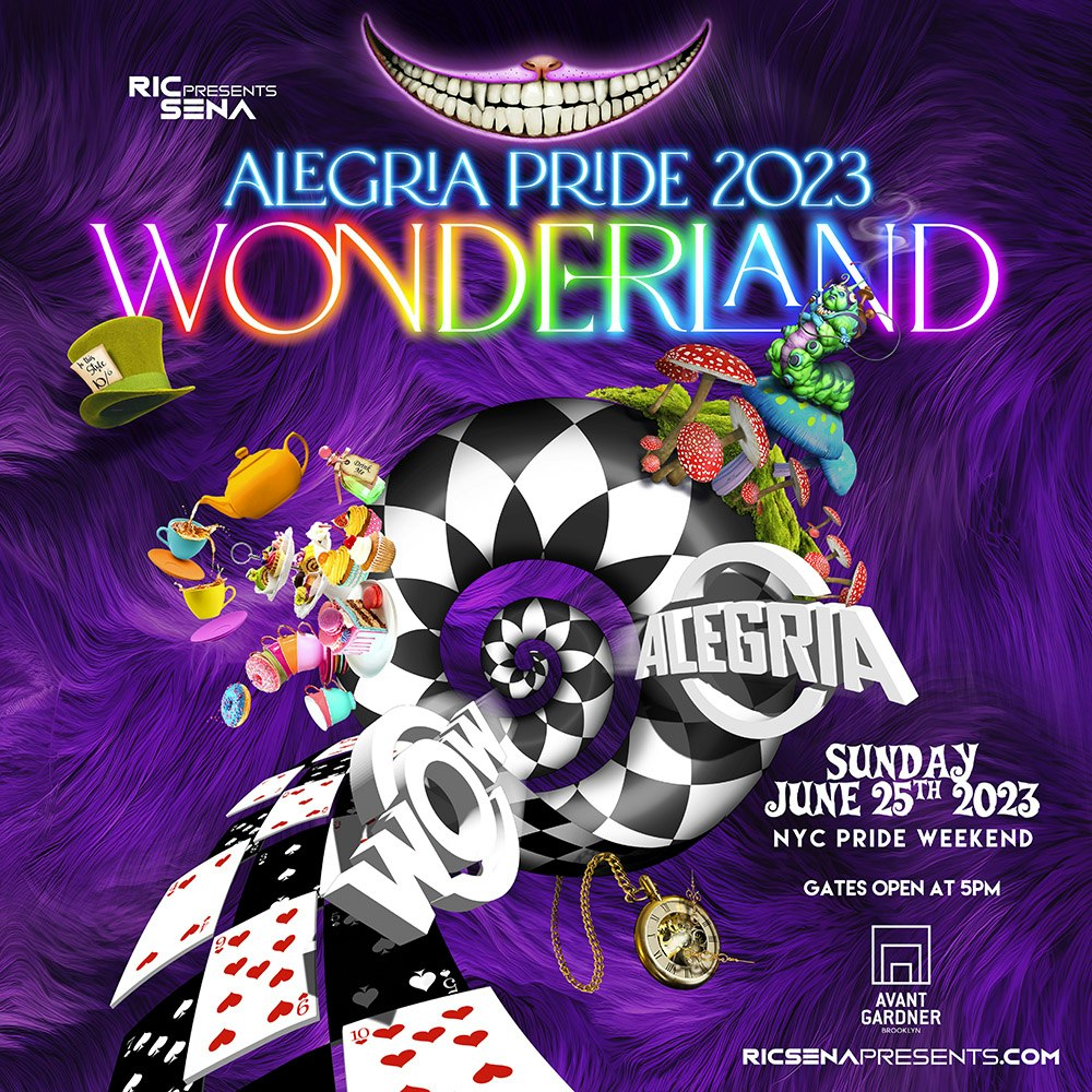 ALEGRIA PRIDE 2023 WOW + ALEGRIA Tickets From 167.38 25 Jun