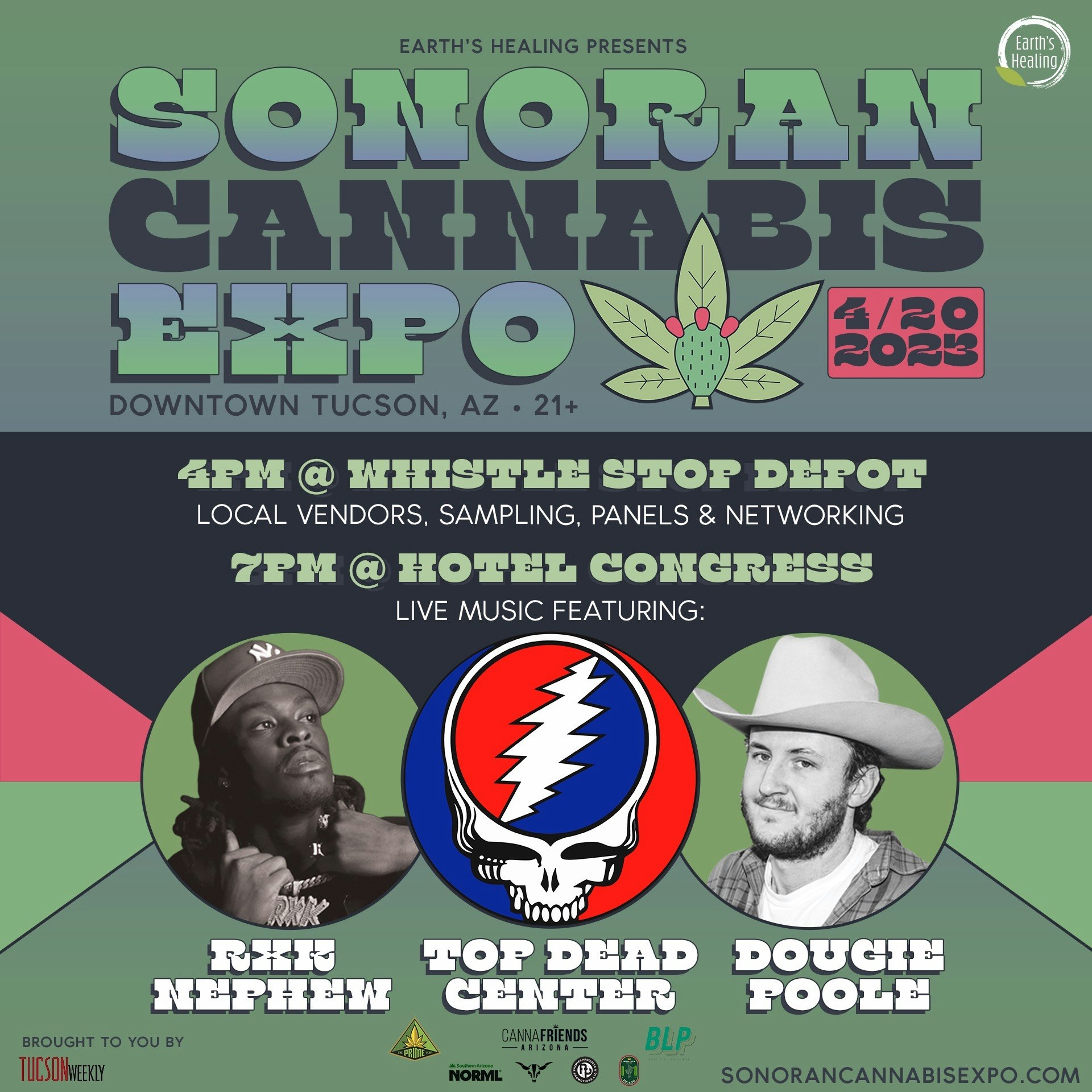 Sonoran Cannabis Concert ft. Dougie Poole, RXKNephew, Top Dead Center