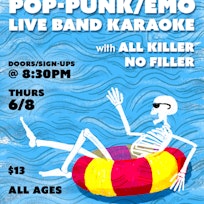 All Killer No Filler Pop Punk / Emo Live Band Karaoke 