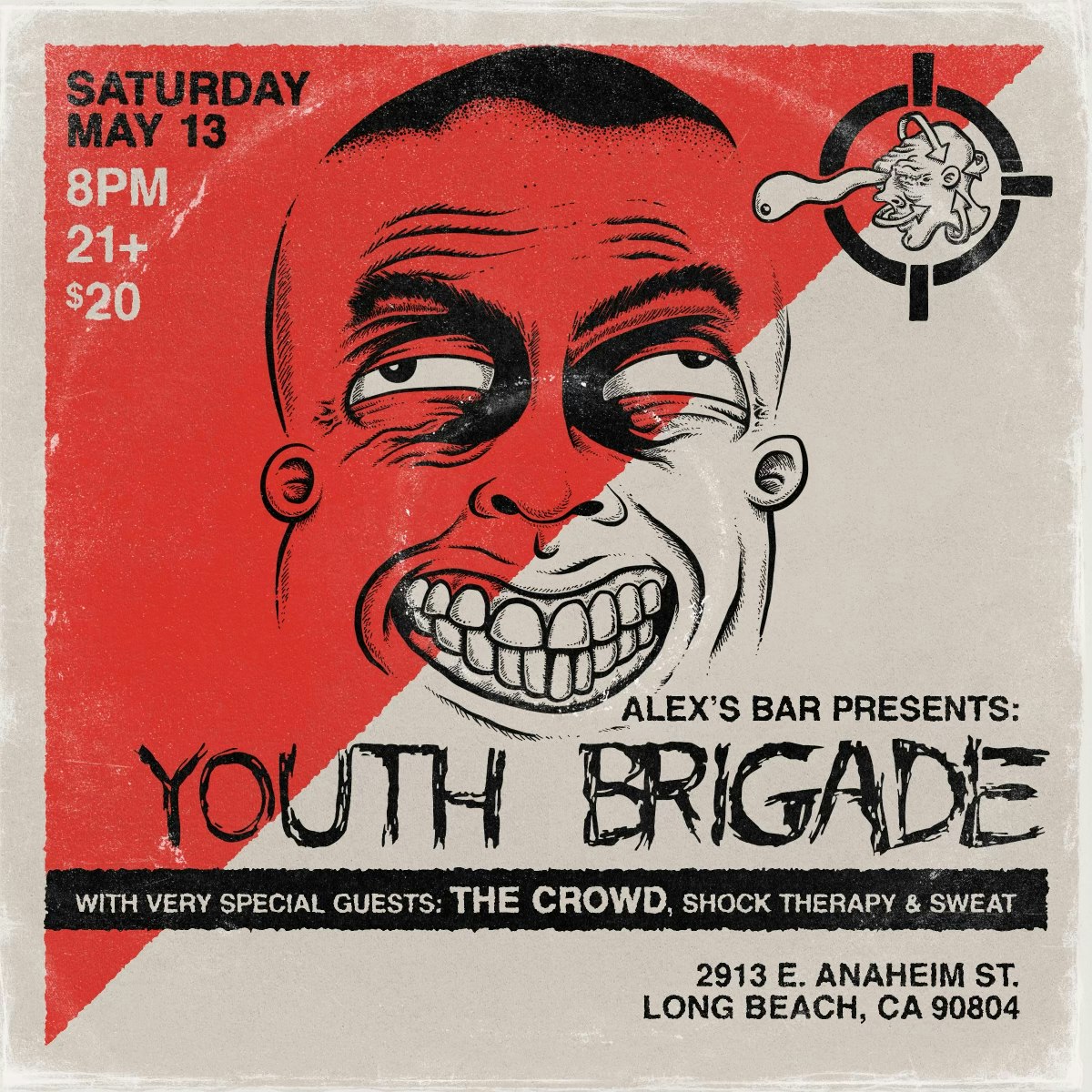 Youth Brigade + The Crowd + Shock Therapy + Sweat