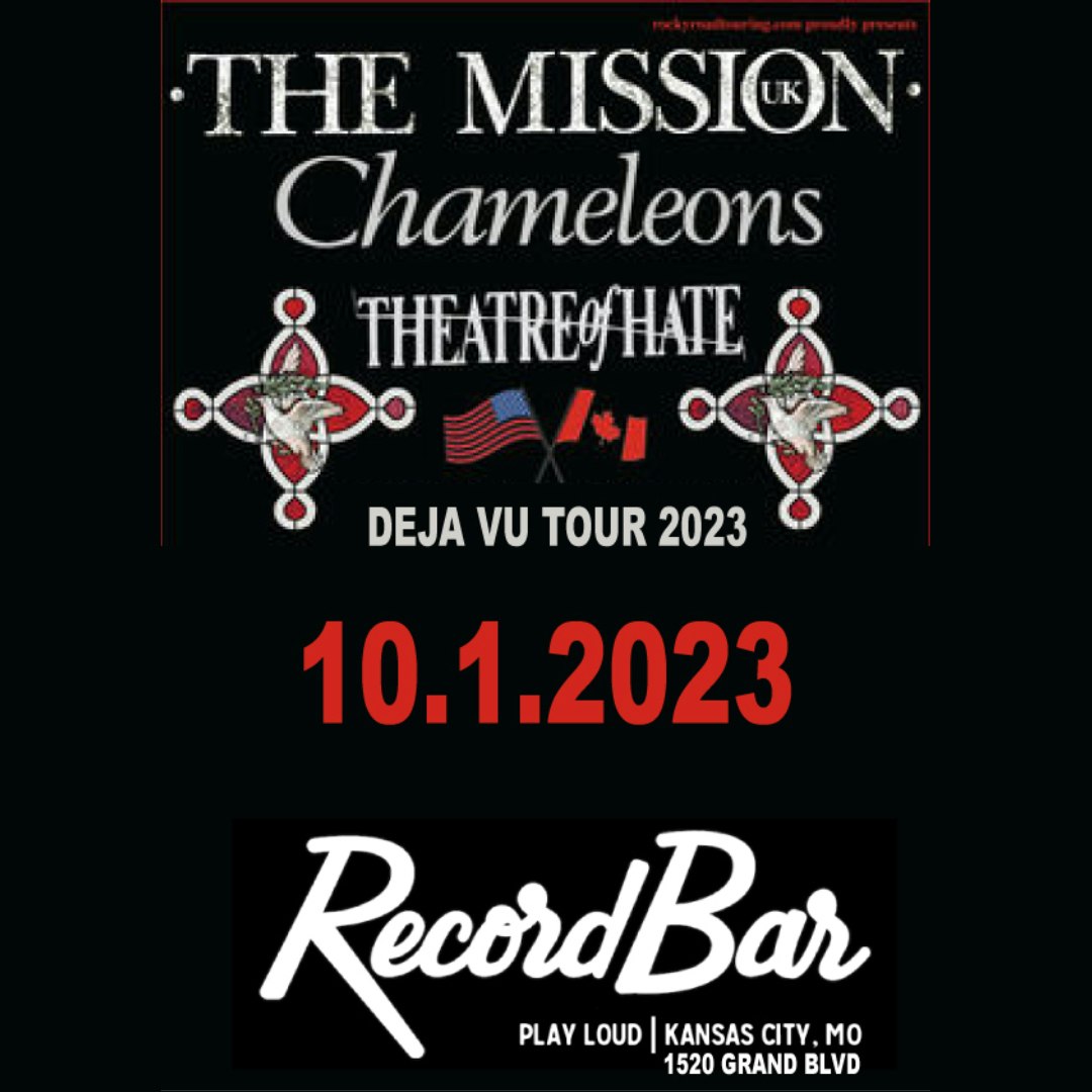 The Mission UK - Deja Vu Tour | $36.81 | 1 Oct @ recordBar, Kansas City | DICE