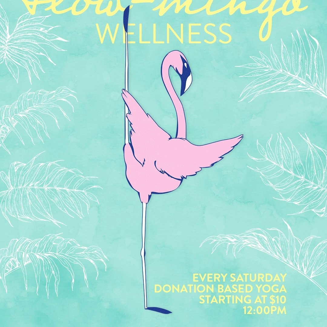 Flow-mingo Wellness Yoga at The Flamingo House on Jun 03, 2023