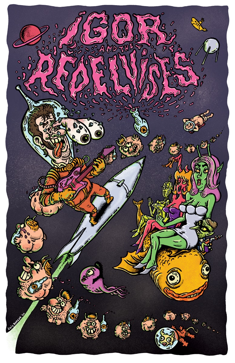 Igor & the Red Elvises w/ Shrimp Chaperone