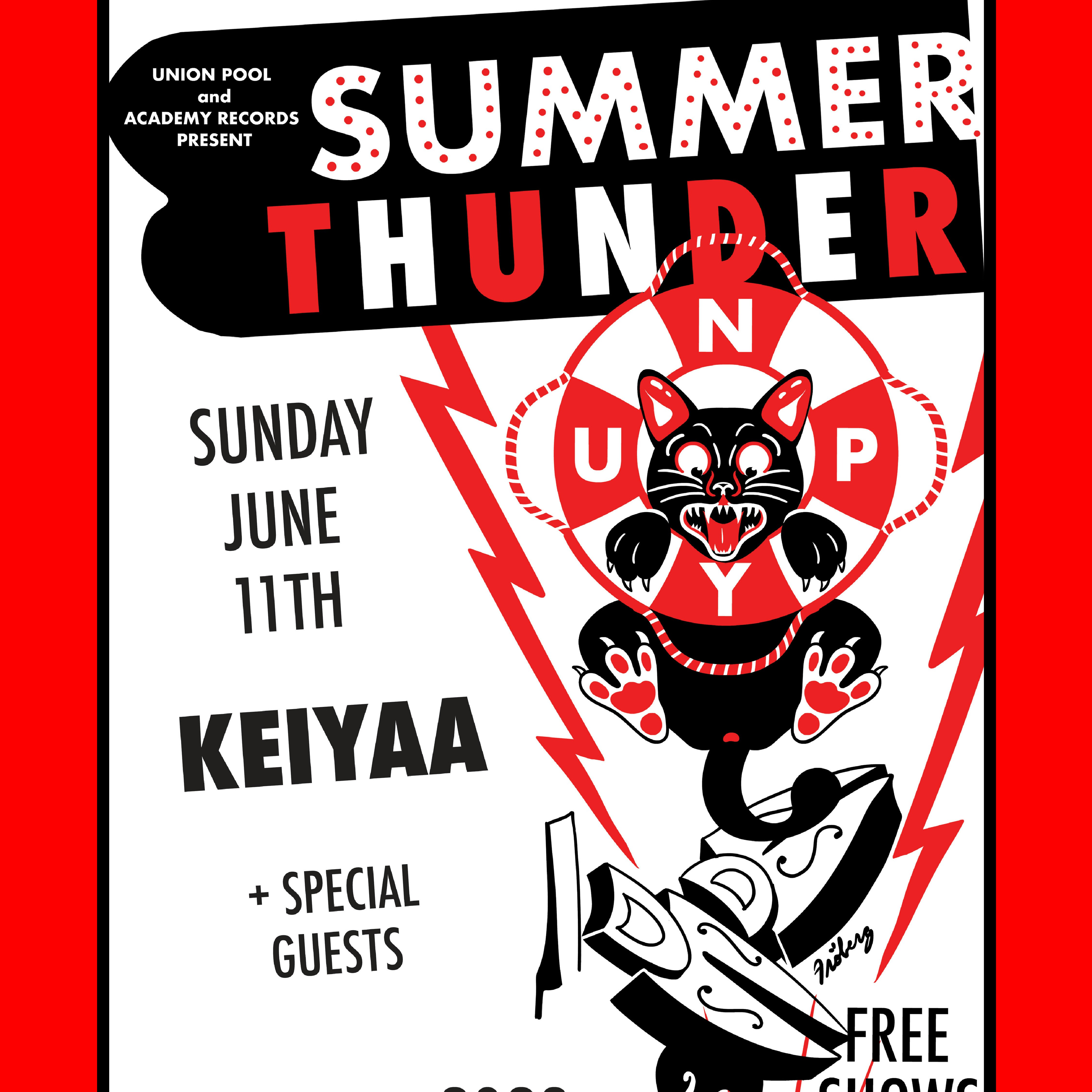 SUMMER THUNDER: keiyaA + Special Guests!