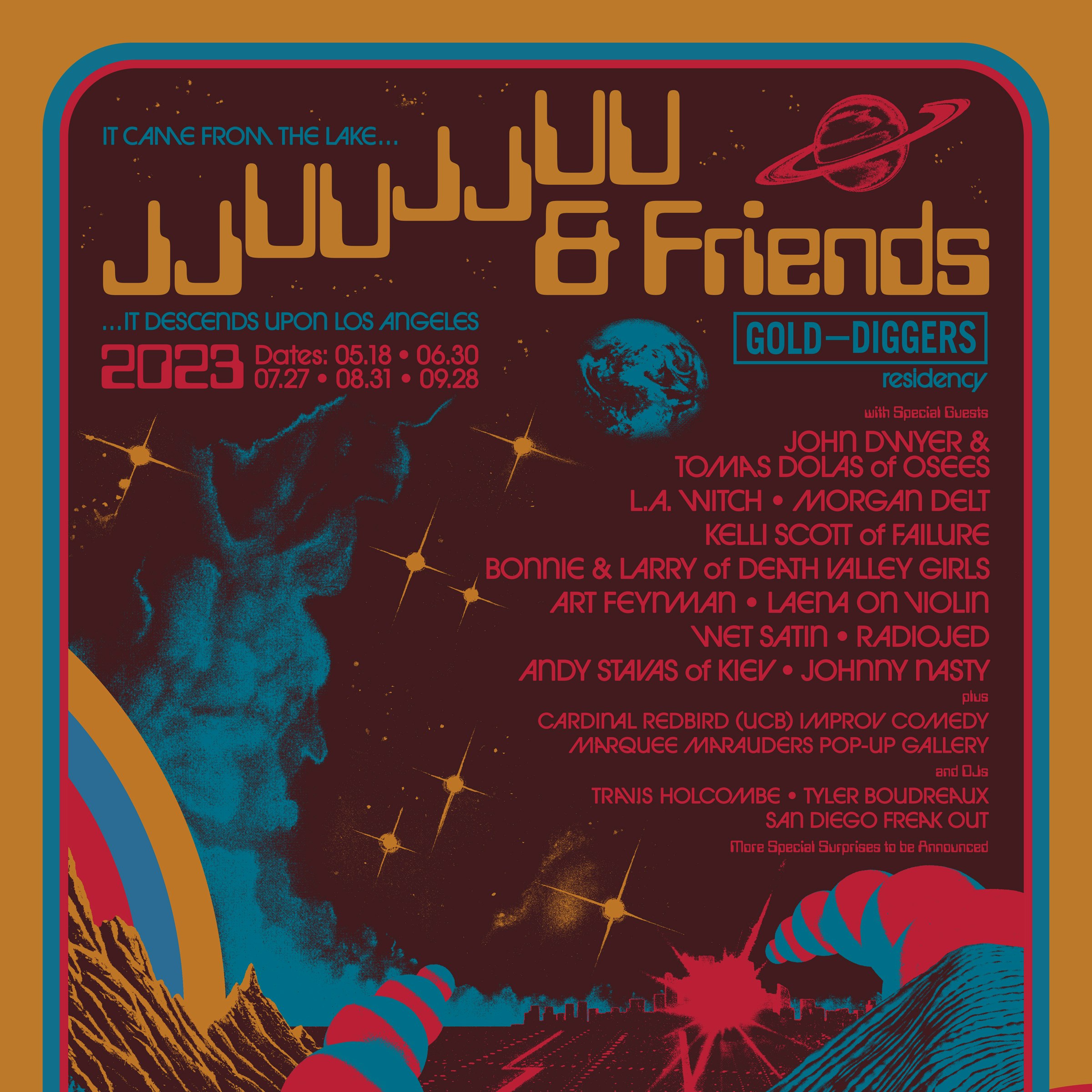 JJUUJJUU & FRIENDS (Art Feynman, Radiojed + More)