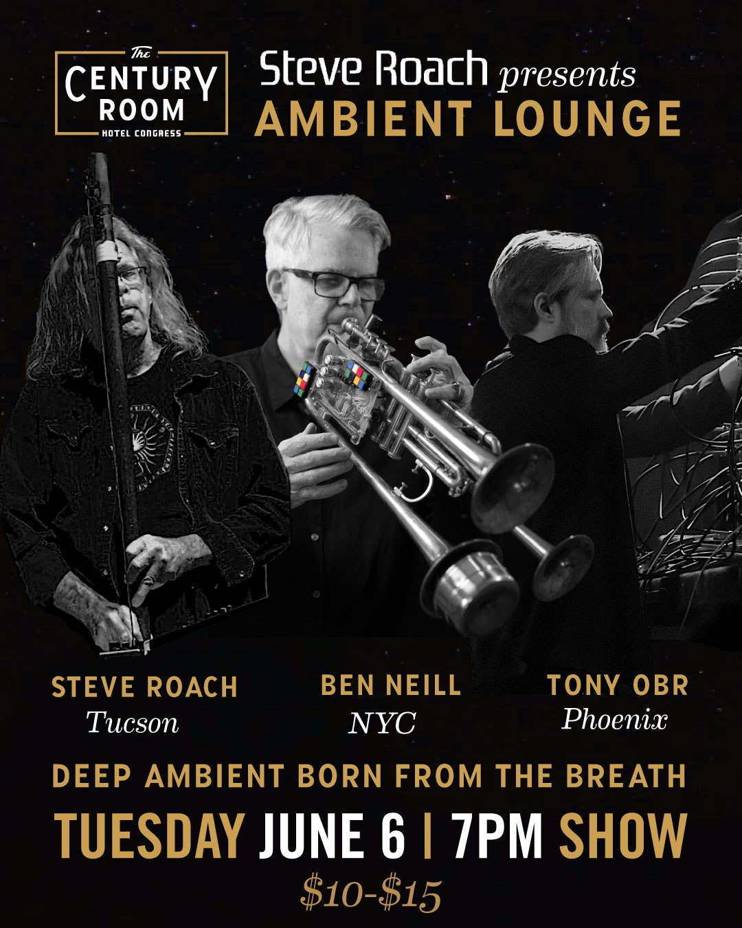 Steve Roach’s Ambient Lounge: Ben Neill & Tony Obr