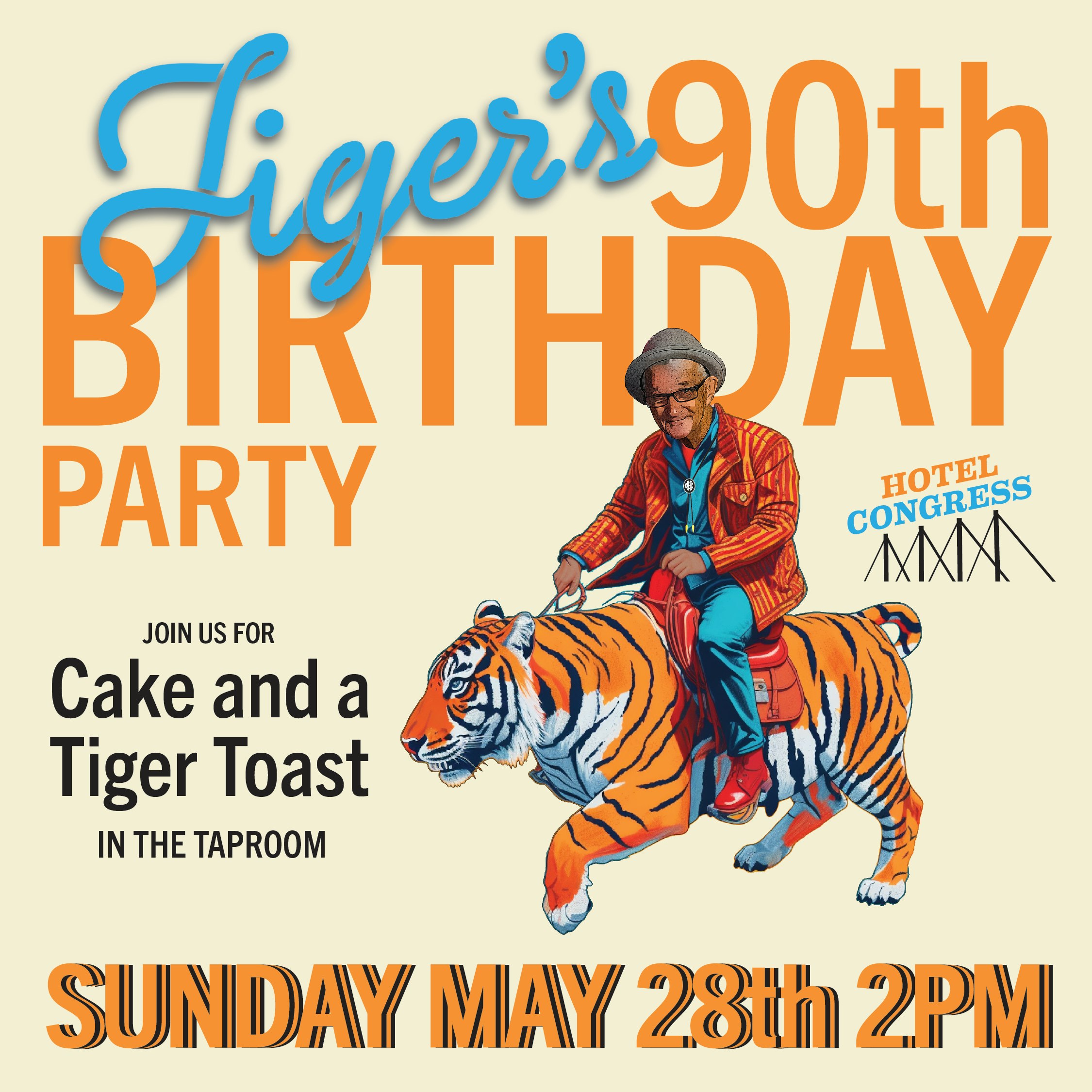Tiger’s 90th Birthday Party
