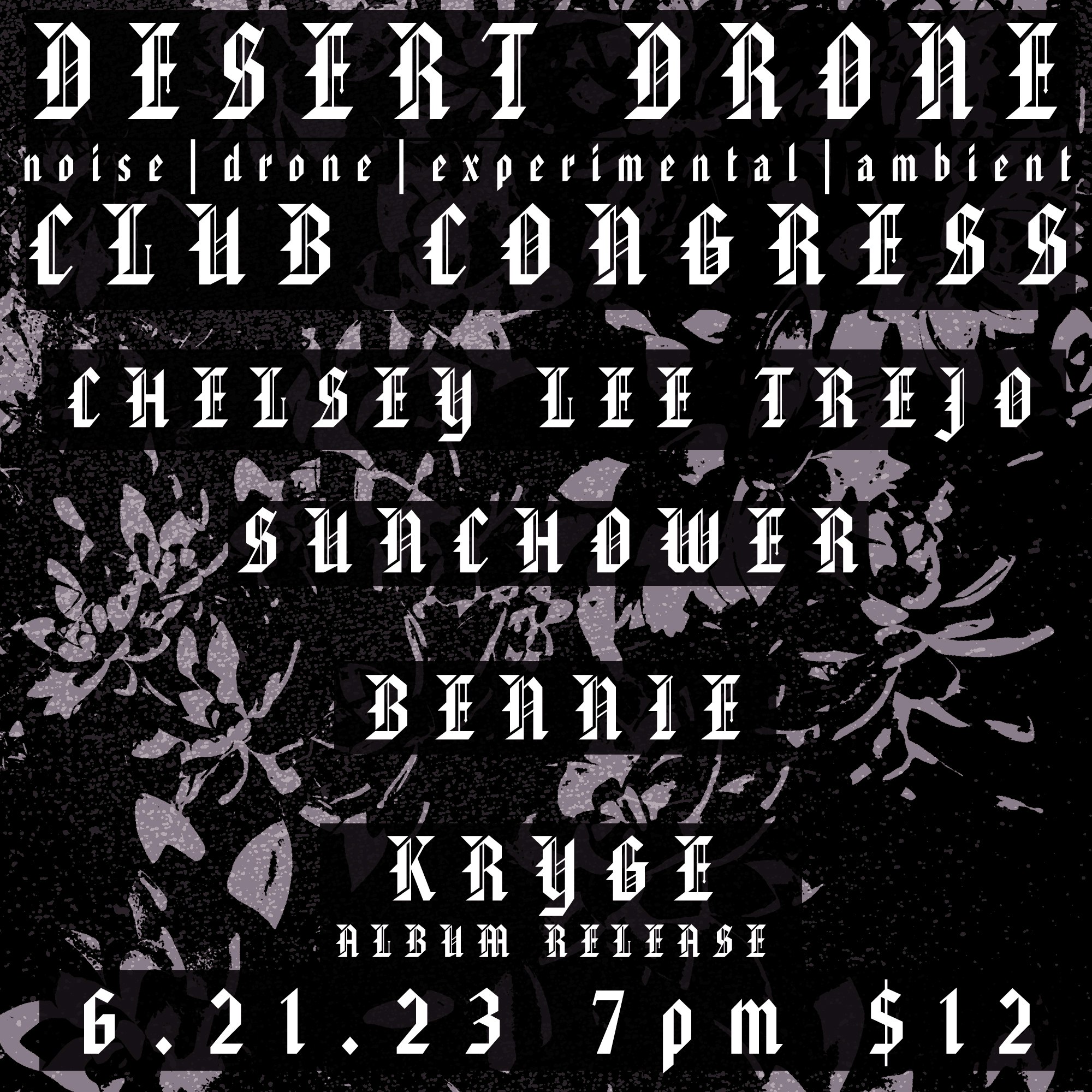 DESERT DRONE: KRYGE ALBUM RELEASE