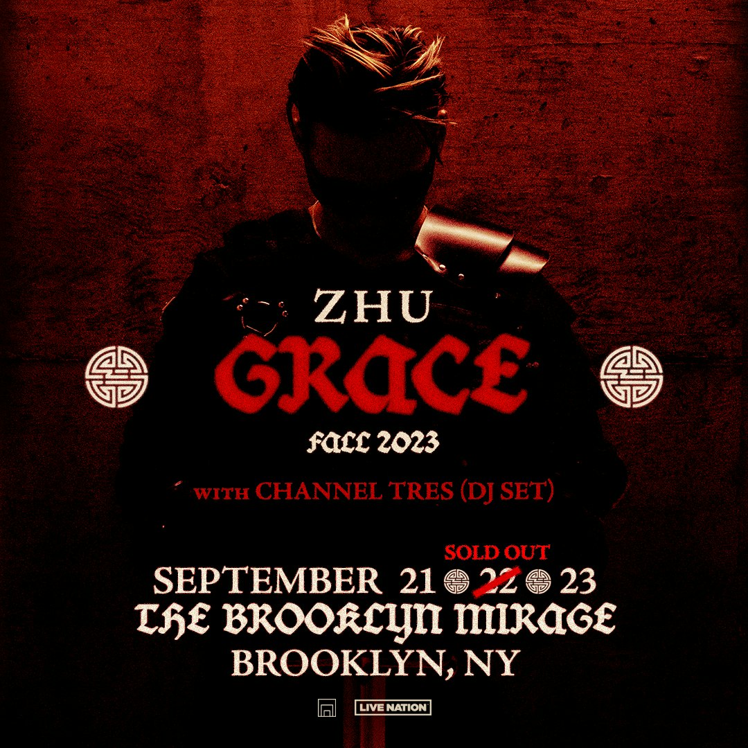 ZHU THE GRACE TOUR 2023 Tickets From 89.10 21 Sept The