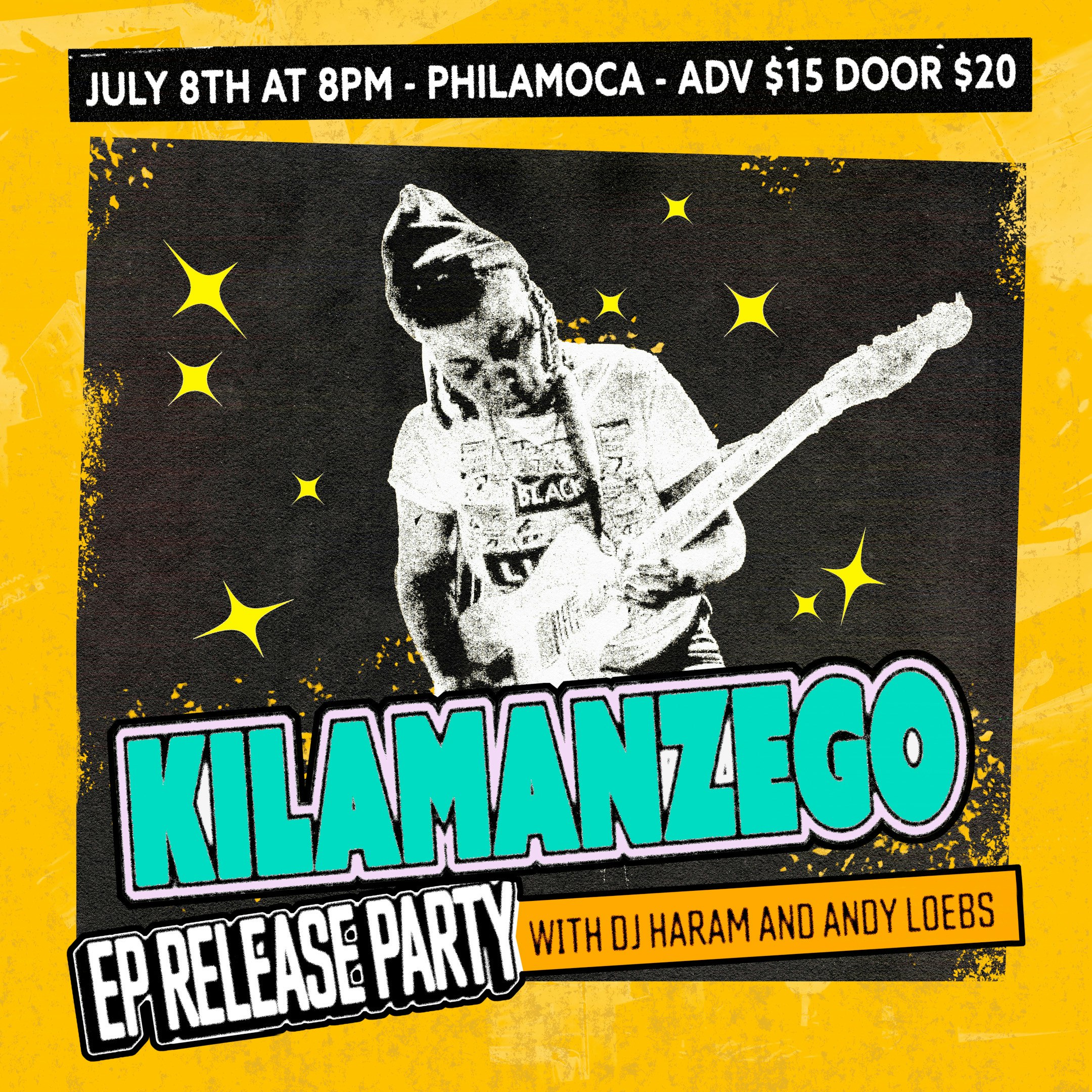 Kilamanzego EP Release Party w/ DJ Haram + Andy Loebs Tickets | $18.66 | 8  Jul @ PhilaMOCA, Philadelphia | DICE