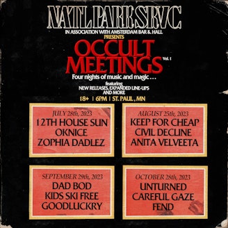 NATL PARK SRVC Presents 'OCCULT MEETINGS' Night Four.