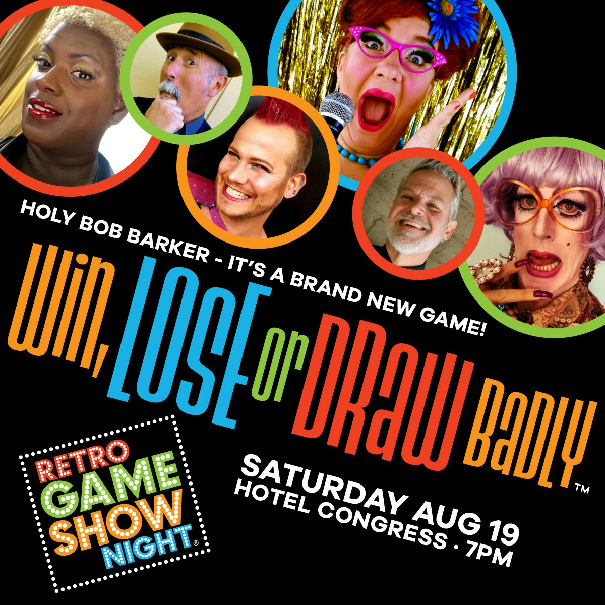 Retro Game Show Night Presents  Win, Lose or Draw Badly!