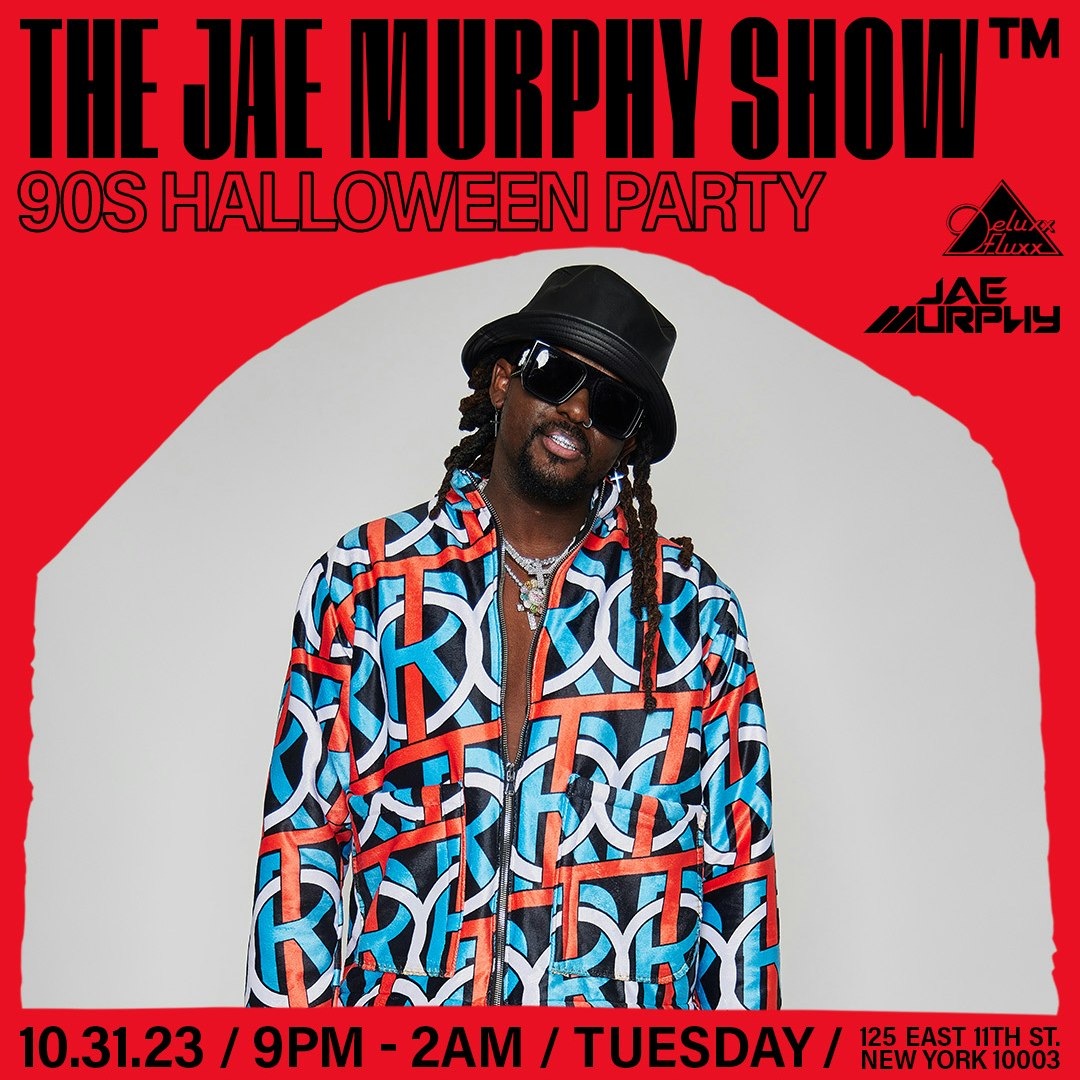 The Jae Murphy Show 90's Halloween Party at Deluxx Fluxx on Oct 31