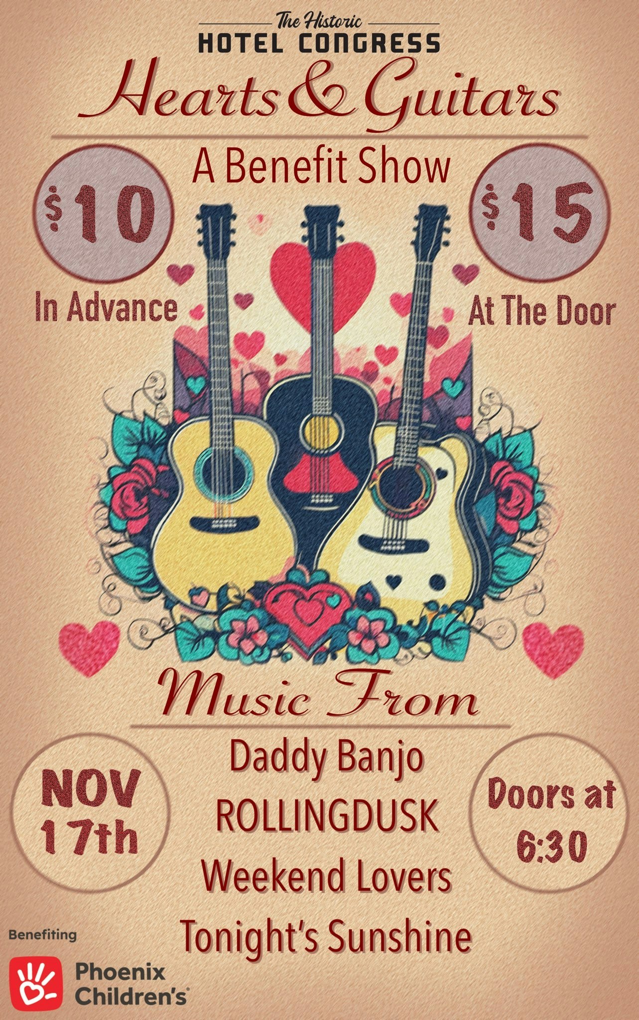 Hearts & Guitars Benefit