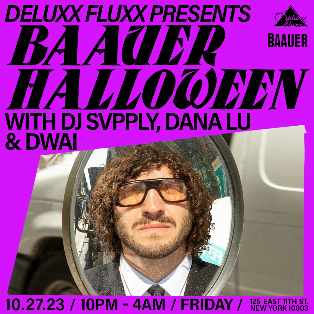 Deluxx Fluxx Presents BAAUER HALLOWEEN at Deluxx Fluxx on Oct 27