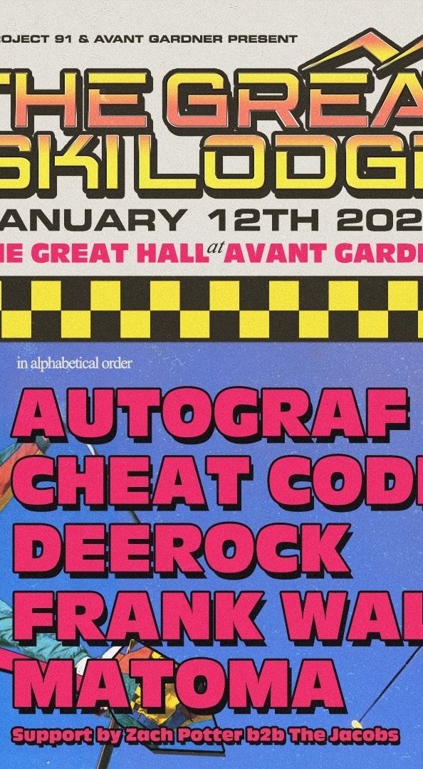 THE GREAT SKI LODGE PARTY FT. CHEAT CODES, MATOMA & MORE Tickets, From  $44.09, 12 Jan @ The Great Hall at Avant Gardner, New York