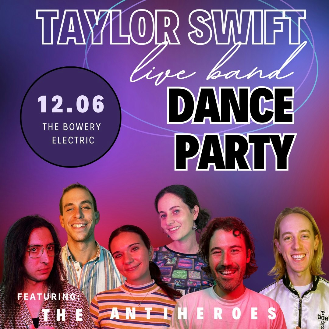 TAYLOR SWIFT DANCE PARTY (with a LIVE band!!!)