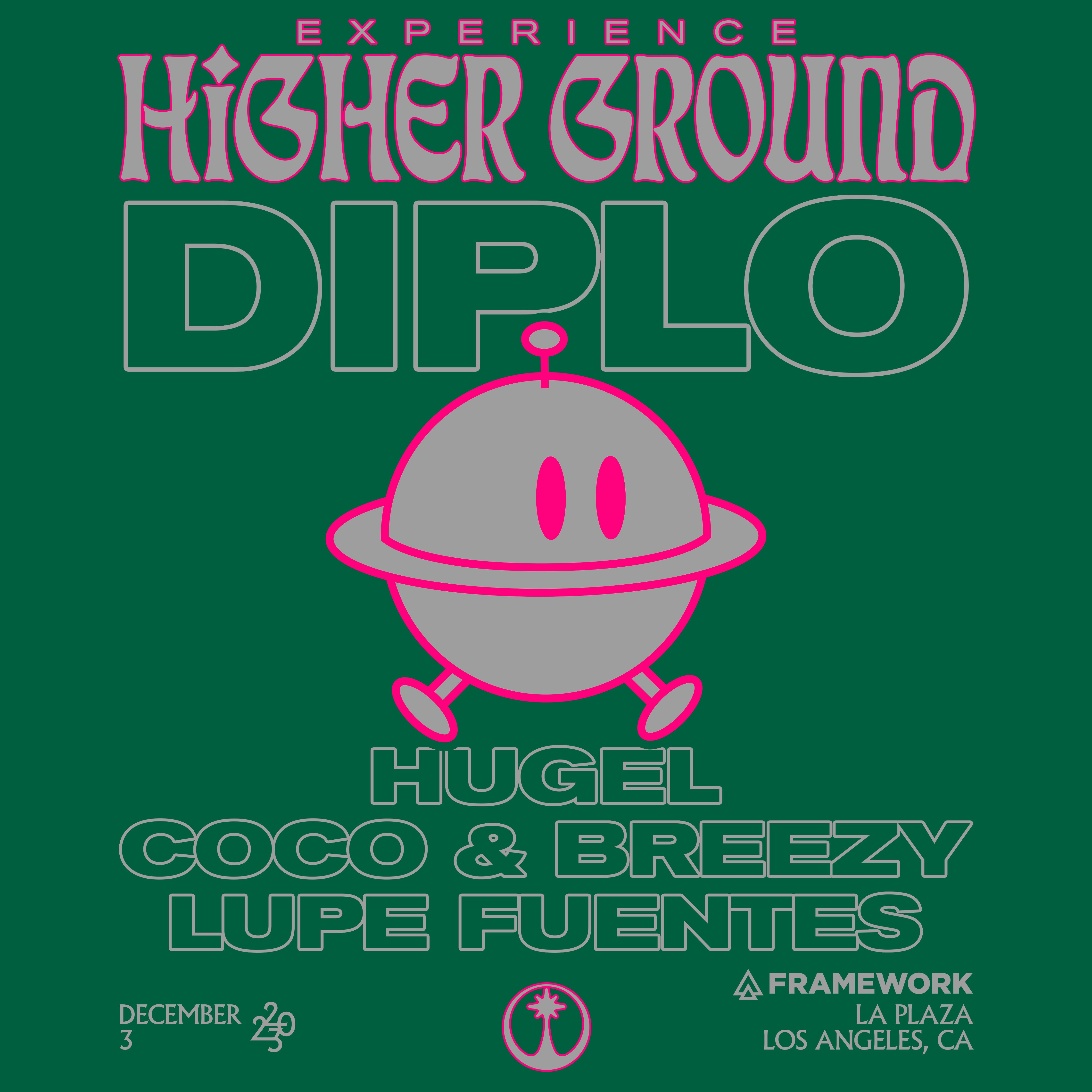 Higher Ground Los Angeles ft. Diplo, Hugel + More