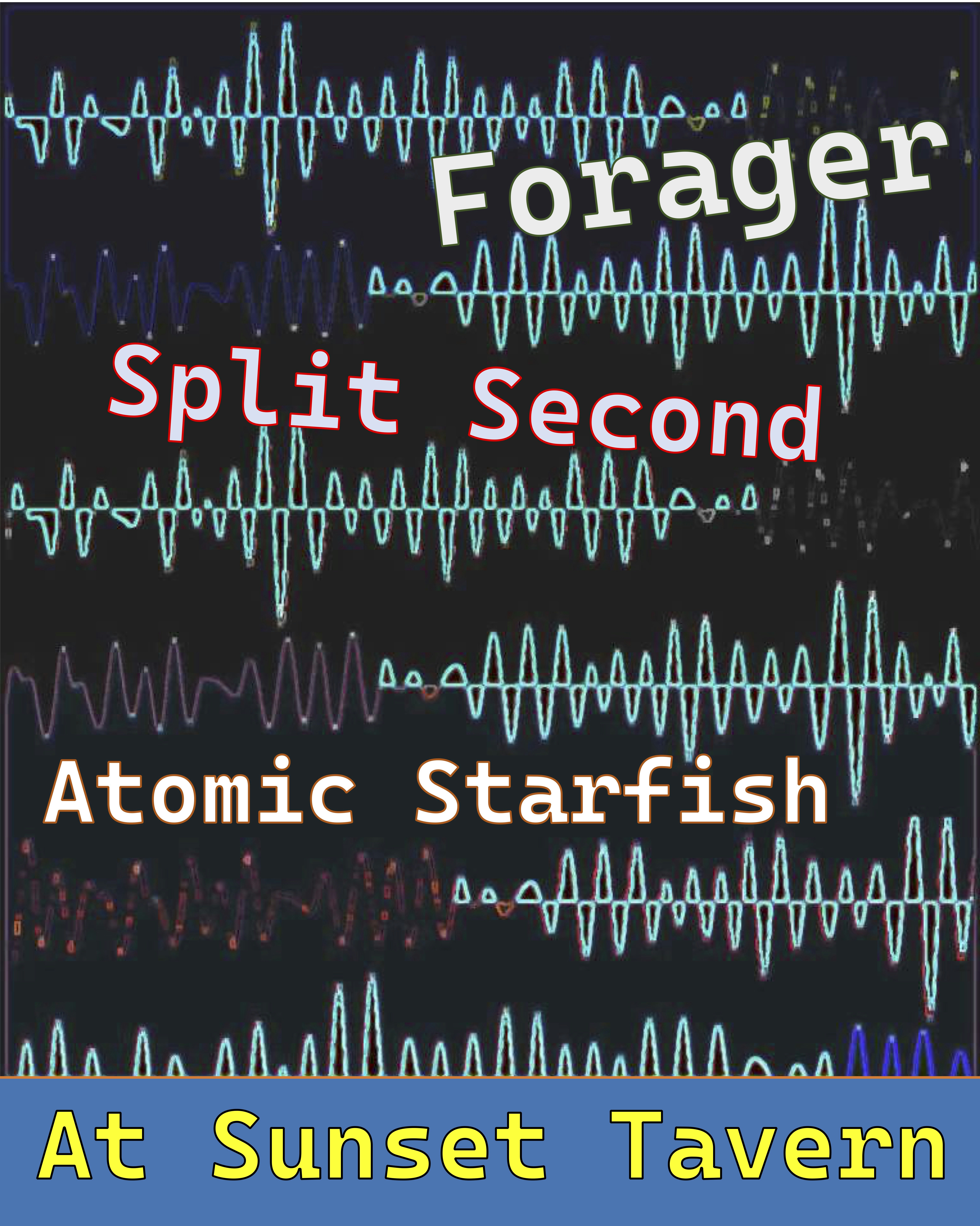 Forager, Split Second, Atomic Starfish Tickets | $15.45 | 14 Jan.