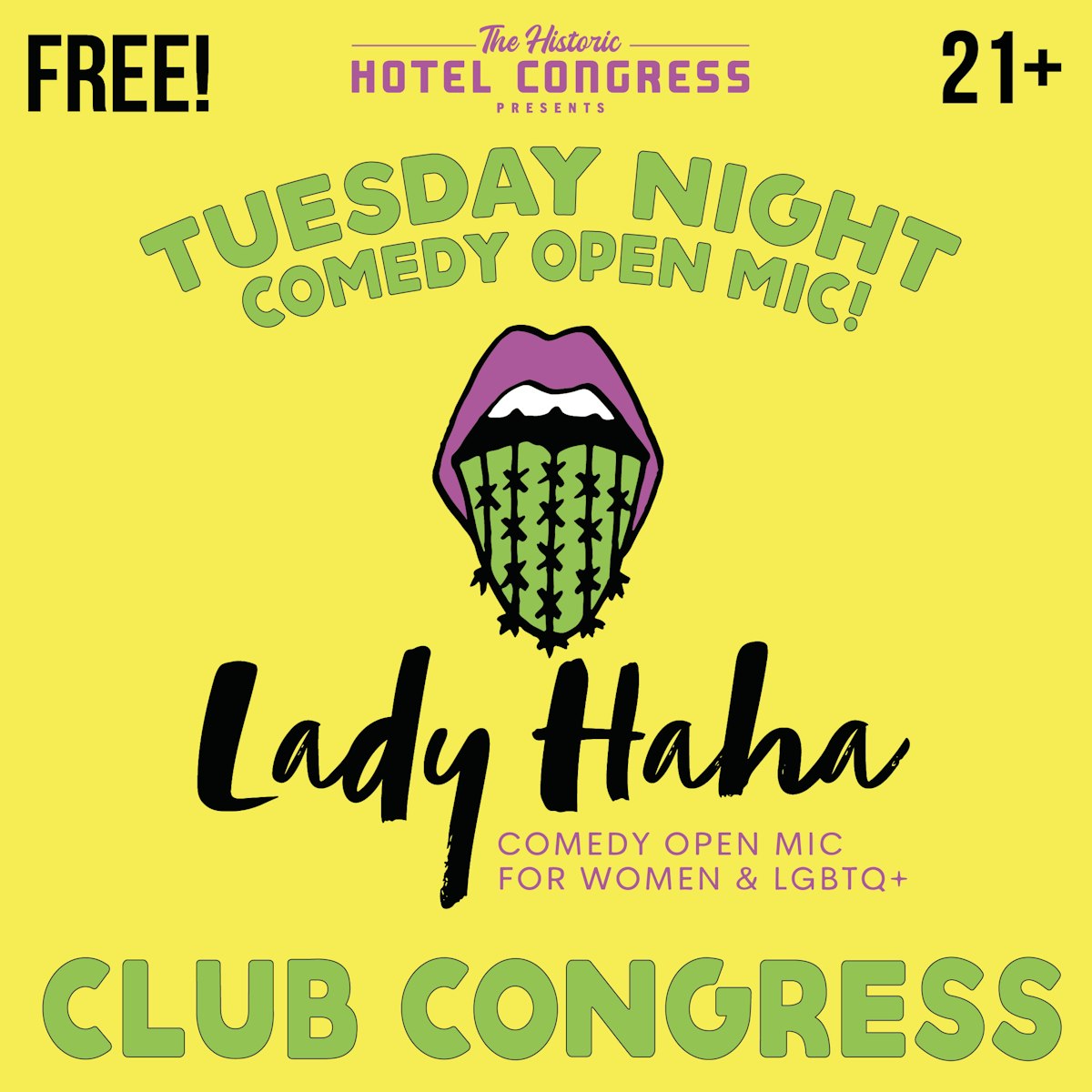 Lady Haha: Comedy Open Mic for Women, LGBTQ+ & Allies