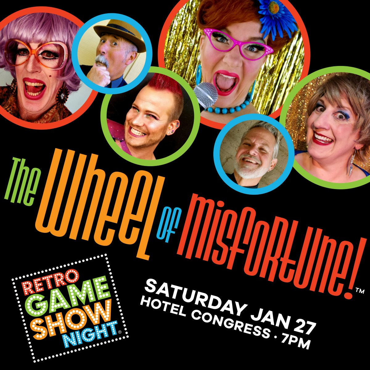 Retro Game Show Night Presents: The Wheel of Misfortune!