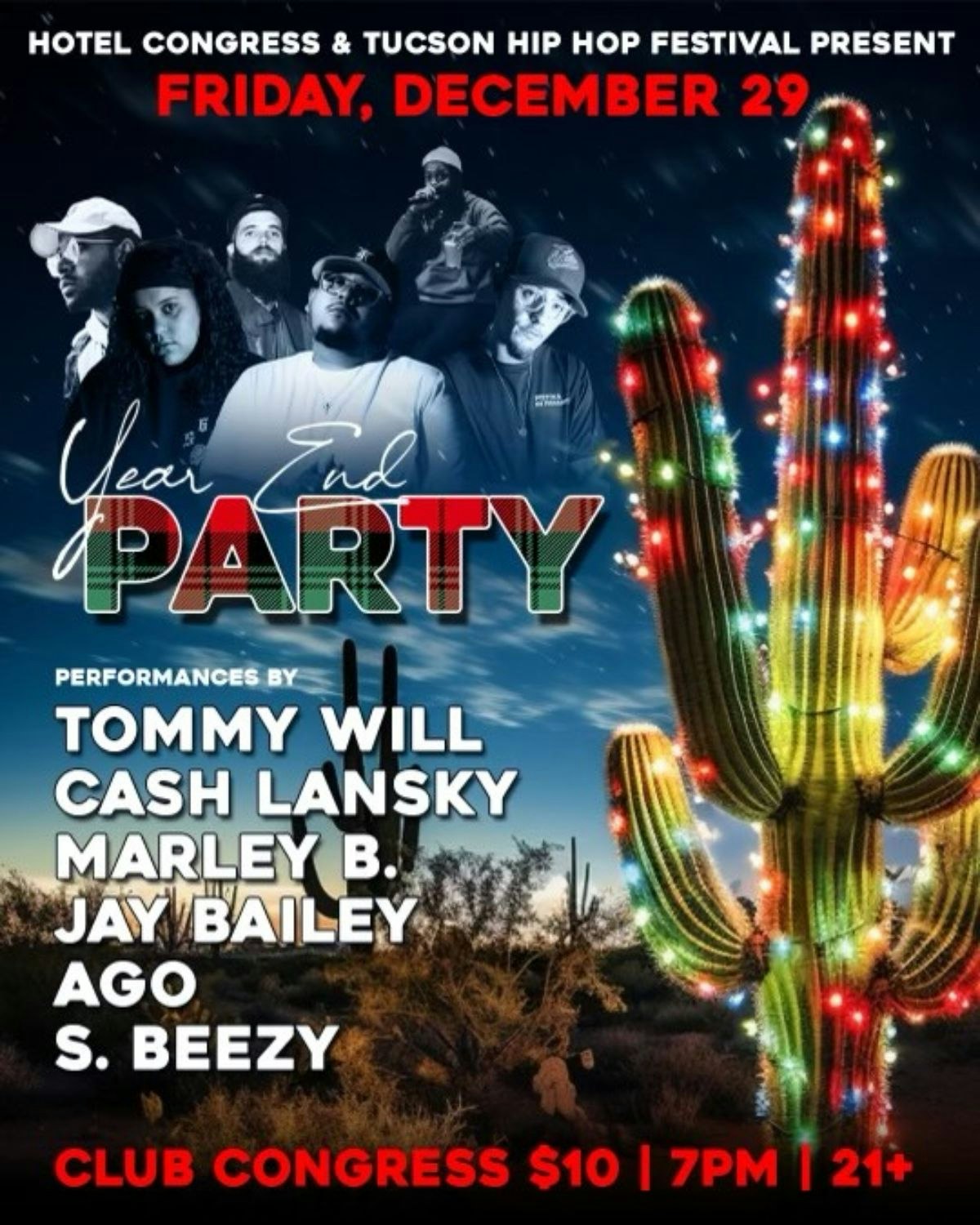 Tucson Hip Hop Festival Presents: Year End Party!