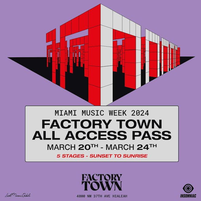 MMW 2024 Factory Town All Access Pass Tickets From US340 Mar 20