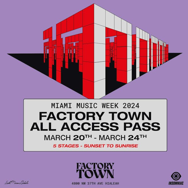 MMW 2025 Factory Town All Access Pass Tickets From US340 Mar 20