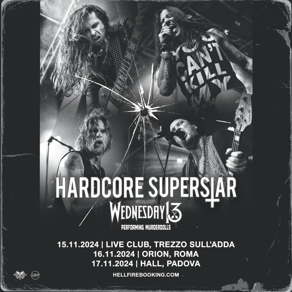 Hardcore Superstar Wednesday 13 Tickets 40.50 16 Nov