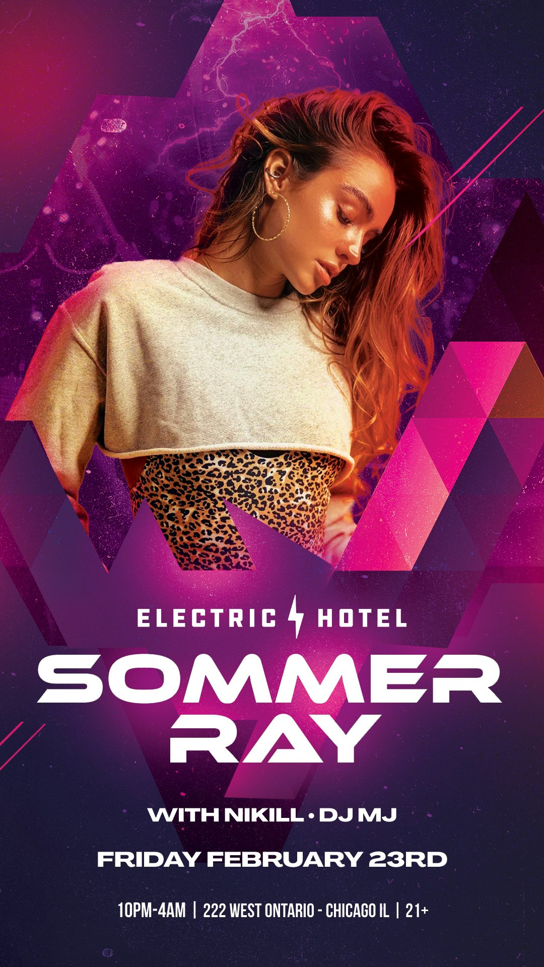 Sommer Ray Billets À partir de 43,50 23 févr. Electric Hotel Chicago DICE