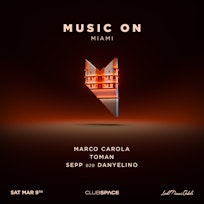 Music On: Marco Carola, Toman & Sepp B2B Danyelino