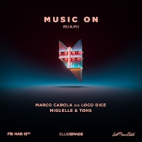Music On: Marco Carola B2B Loco Dice